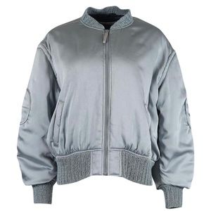 Acne Studios Satin Blue Bomber jacket 34